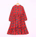 Red Georgette Maxi
